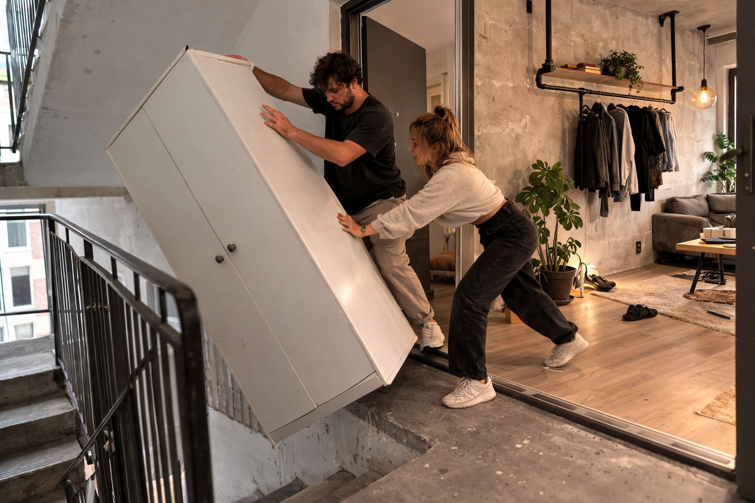 Kleiderschrank raus! Warum immer mehr Menschen auf offene Garderoben setzen